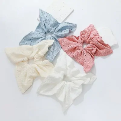 Scrunchies Cuadrado Broderie X12