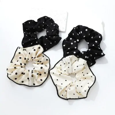 Scrunchies Lunares X12