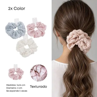 Scrunchies Boho Chic X6