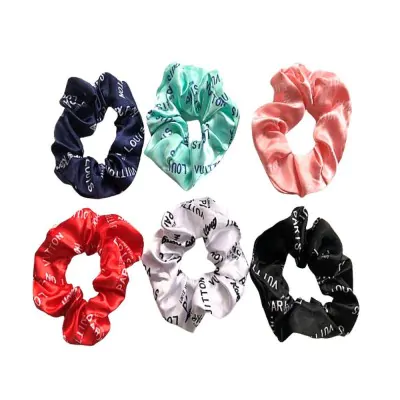 Scrunchies Estampado Ciudades X12