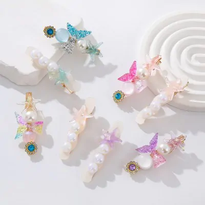 Set Pico Resina Oceano Sirena X12