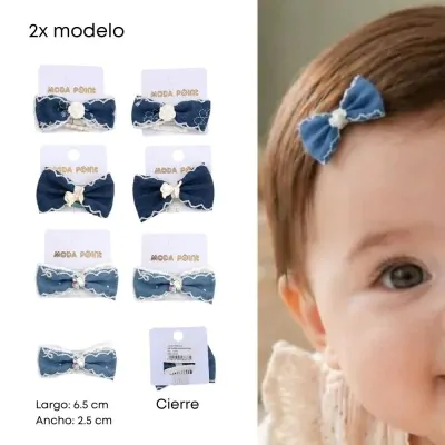 Agarrapelusa Bebe Mono Denim X12