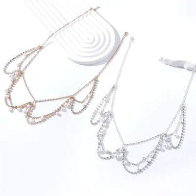 Decoracion Headchain Perla Stras X6