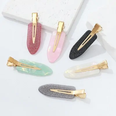 Set Pico Hebilla Glitter + Nacar X12