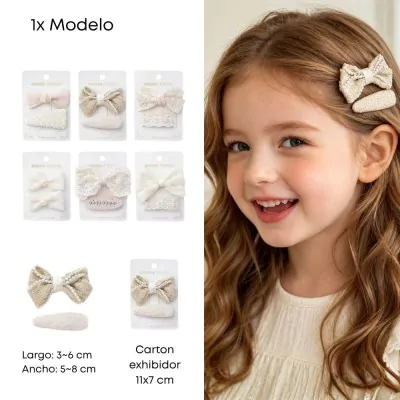 Set Pico Delicado Lino Encaje X6