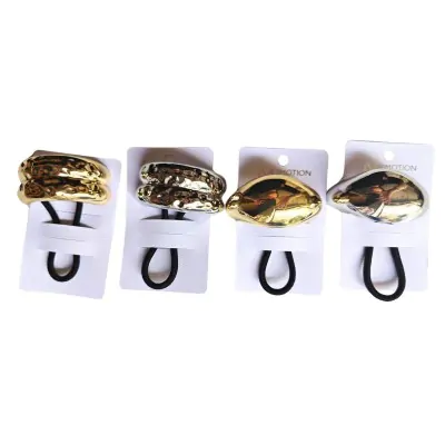 Colita Cuff Metal Abstracto -a X12