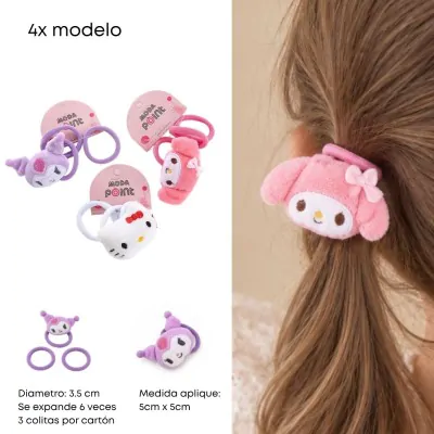 Colita Infantil Peluche Personaje X12
