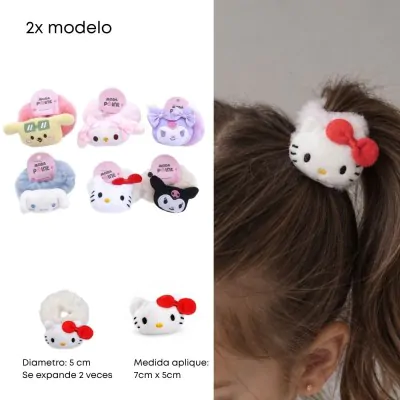 Scrunchies Peluche Xl Personaje Sanrio X12