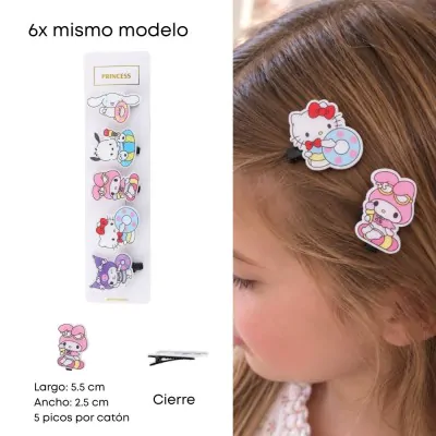 Pico Personaje Sanrio Verano X6