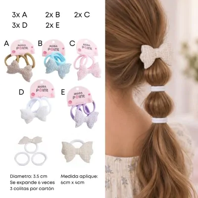 Colita Toalla Tweed Mariposa X12
