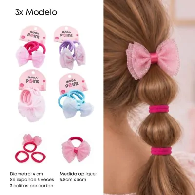 Colita Infantil Mono Gasa Brilloso Doble X12