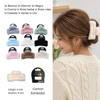Broche Felpuda X12
