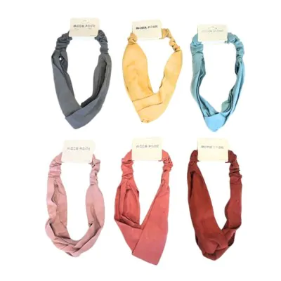 Vincha Turbante Gamuza Vibrante X6