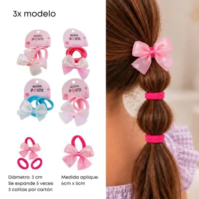 Colita Infantil Mono Doble -lentejuelas X12
