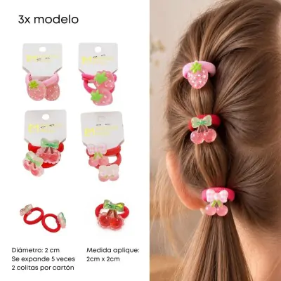 Set Colita Infantil Frutas X12