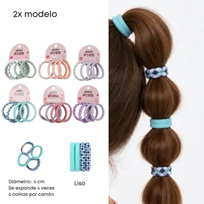 Colita Lisa + Estampada Rombo X12