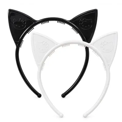 Vincha Gatito Kitty Cm Bla Y Neg