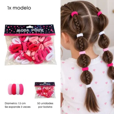 Colitas Mini Rosada