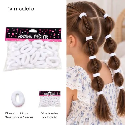 Colitas Mini Blanco
