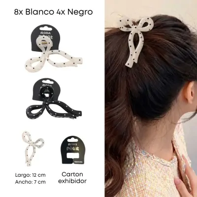 Broche Pc 9cm Lunares Mono X12