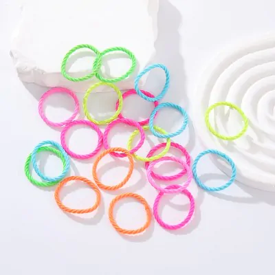 Colita Toalla Bebe Ondulada Fluo X12