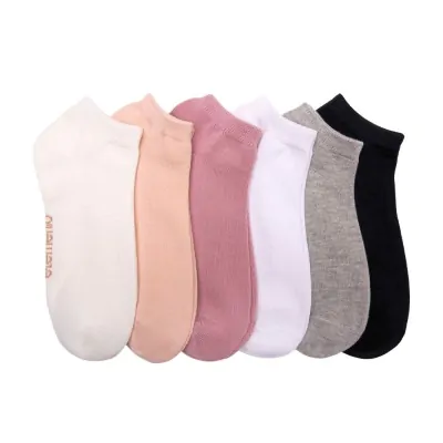 Medias Soquete Dama Liso Surtido Elemento X12