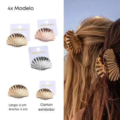 Broche Metal Oceano 6cm X12
