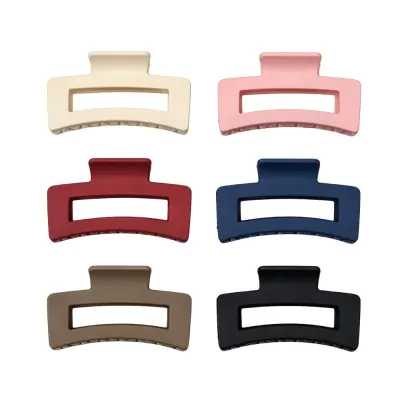 Broche Rectangular Tono Tierra 10.5cm X12