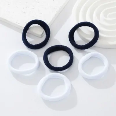 Colita Toalla Mediana -blanco Y Azul X12