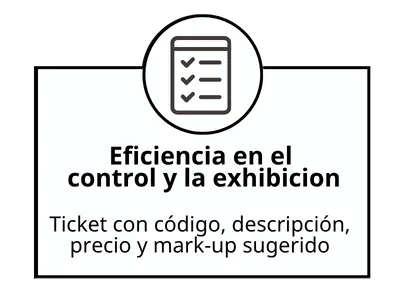 Eficiencia en el control y la exhibición