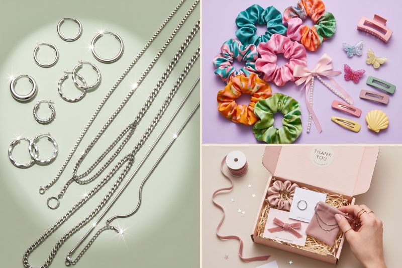 Detalle de bijouterie y accesorios de acero quirúrgico para venta en marketplace