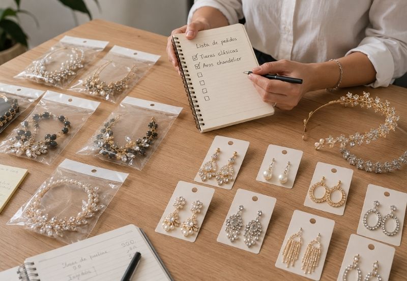 accesorios de moda por mayor en exhibición