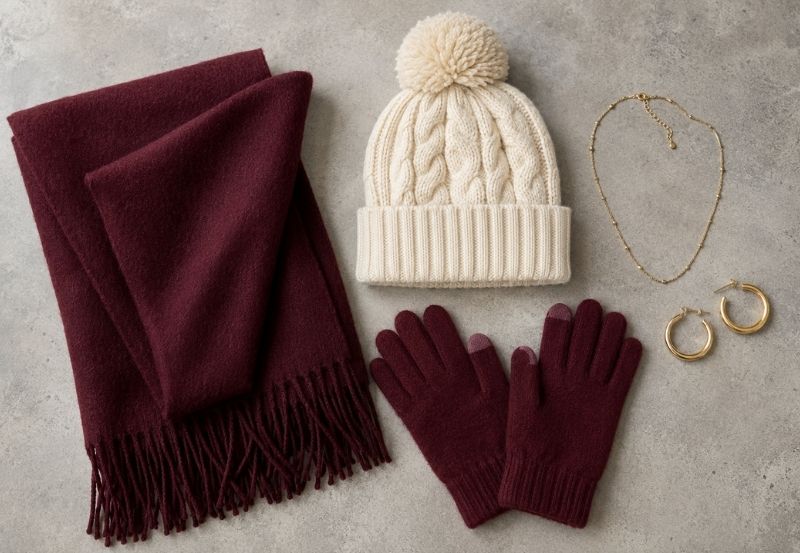 Bufandas y gorros de invierno por mayor en Moda Point