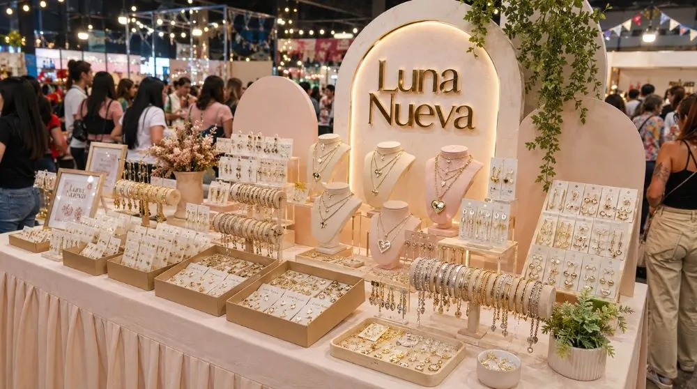 accesorios de moda por mayor en exhibición