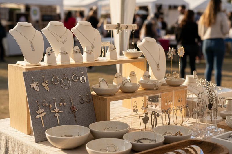 accesorios de moda por mayor en exhibición