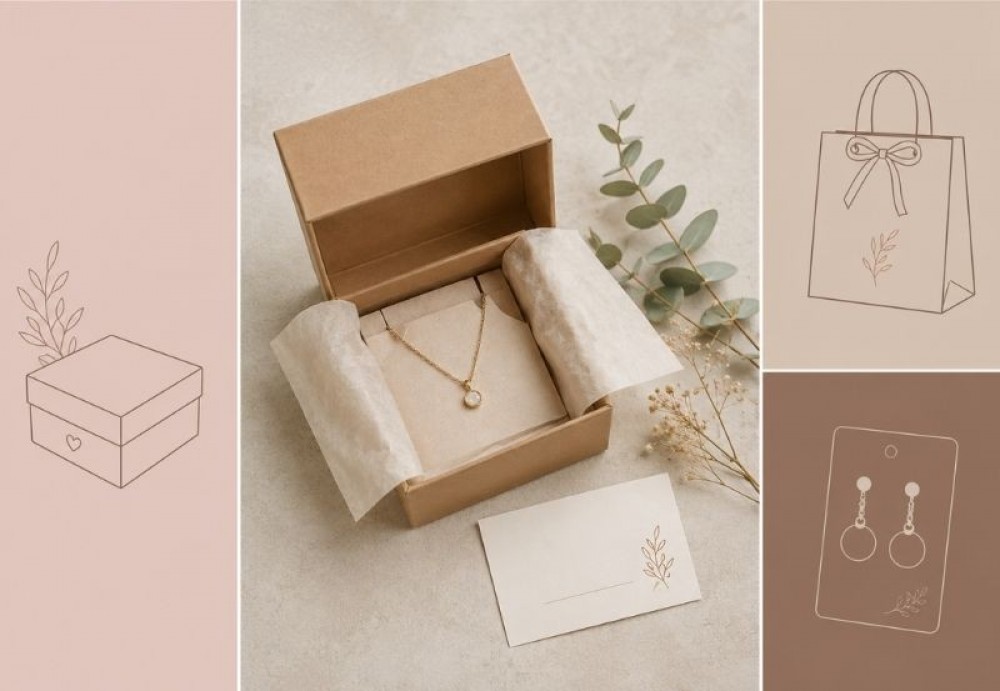 Packaging para accesorios de Moda: Cartones, bolsas y presentación