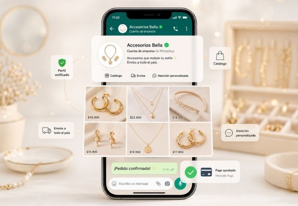Cómo vender accesorios por WhatsApp: Guía práctica